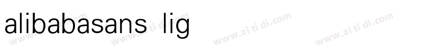 alibabasans light字体转换